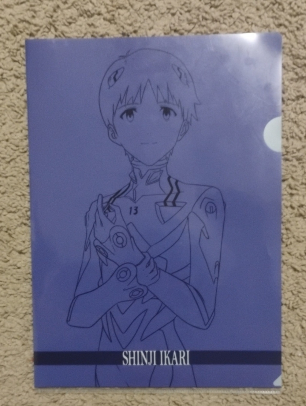 3 Set Neon Genesis Evangelion Clear File Set